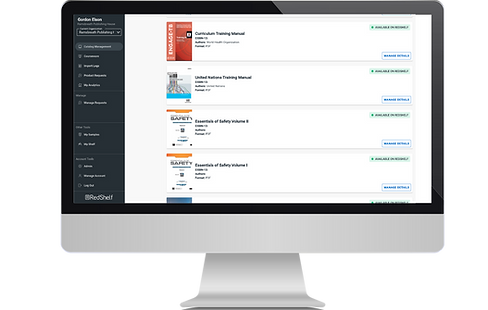 RedShelf Partner Dashboard